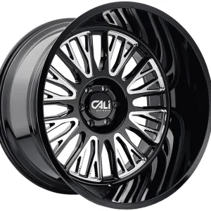 Cali Off-Road – VERTEX – Black – 22″x12″ -44mm – Summer Wheels – 9116-22236BM